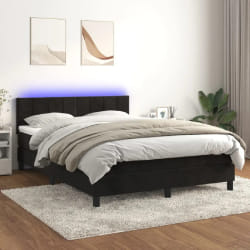 VidaXL Sommier à lattes avec LED 140x190 cm