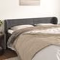 vidaXL Sommier à lattes de lit et matelas et LED Bleu 140x190 cm Tissu - 140 x 190 cm