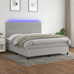 VIDAXL Gris clair 160x200 cm