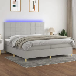 vidaXL Sommier à lattes LED 200x200 cm
