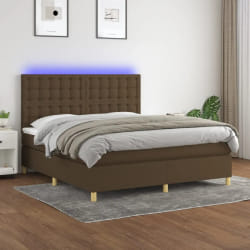 vidaXL Sommier à lattes 160x200 cm - Marron foncé