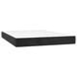 vidaXL Sommier à lattes de lit matelas et LED Noir 140x190 cm Velours - 140 x 190 cm