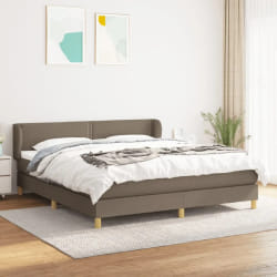 vidaXL Sommier Taupe 180x200 cm