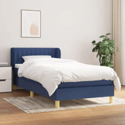 VIDAXL Sommier à lattes 80x200 - Bleu