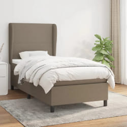 VIDAXL Sommier à lattes de lit Taupe 100x200 cm