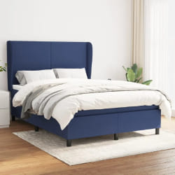 Vidaxl Lit avec Matelas Bleu 140x190