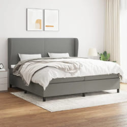 VIDAXL MN38413 - 200x200 cm Gris foncé Tissu