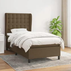 vidaXL Sommier à lattes 90x190 cm - Marron foncé