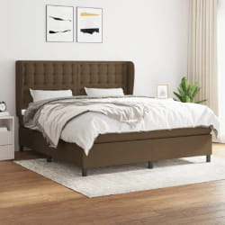 vidaXL Sommier à lattes - 180x200 cm Marron foncé