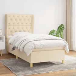VidaXL Sommier à lattes 80x200 cm - Crème