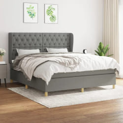 VidaXL 160x200cm - Gris foncé