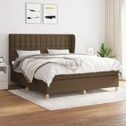 vidaXL Sommier à lattes 160x200 cm - Marron foncé
