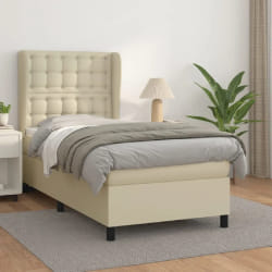 vidaXL Sommier à lattes avec matelas 100x200 cm