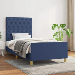 VidaxL Cadre de lit bleu 80x200