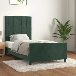 VIDAXL Cadre 100x200 cm - Vert foncé