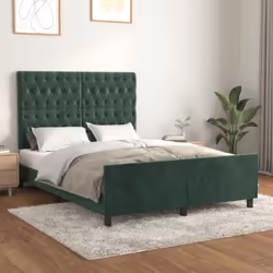 Obtenez une meilleure nuit de sommeil reposante grâce à ce cadre de lit avec tête de lit ! Il est un supplément accueillant à ...