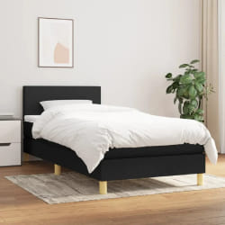 vidaXL Sommier Noir
