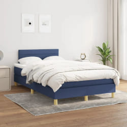 VIDAXL Bleu 120x200 cm Tissu
