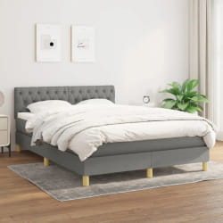 VidaXL Gris Foncé 140x200