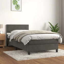 vidaXL Sommier Velours 100x200