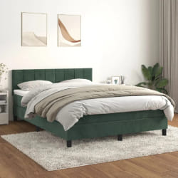 vidaXL Sommier à lattes 140x200 - Vert foncé