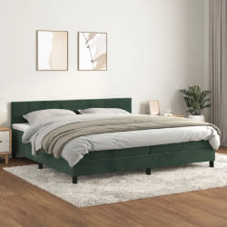 vidaXL Sommier à lattes 200x200 cm - Vert foncé