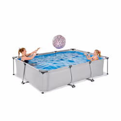 EXIT Piscine Soft Grey 300x200x65cm avec pompe filtrante - gris - Vue supplémentaire 4