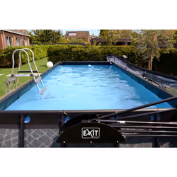 EXIT Piscine Black Leather 540x250x100cm avec pompe filtrante - noir - Vue supplémentaire 9