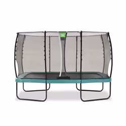 EXIT Trampoline Allure Classic 214x366cm - vert, Trampoline suspendu, Rectangulaire, 120 kg, 3 an(s), Filet de sécurité, Asse ...