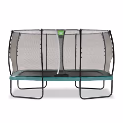 EXIT Trampoline Allure Classic 244x427cm - vert, Trampoline suspendu, Rectangulaire, 120 kg, 3 an(s), Filet de sécurité, Asse ...