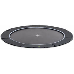 Trampoline enterré au niveau du sol exit Dynamic sports ø427cm - noir