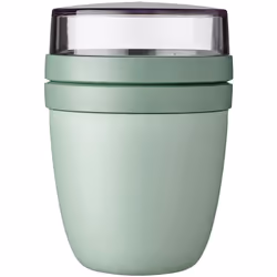 Ne vous laissez plus surprendre par des petits creux soudains. La boîte à collation Mepal Ellipse est un accessoire pratique  ...