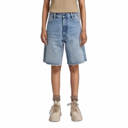 Bermuda jeans femme G-Star Type 89 un faded air force blue