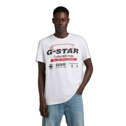 T-shirt G-Star Old Skool Originals - white - M