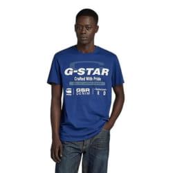 T-shirt manches longues G-Star Old Skool Originals - ballpen blue - XL