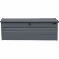 Le coffre de rangement métallique AXI Miles 1000 Anthracite offre une solution de rangement parfaite pour les coussins ou les ...