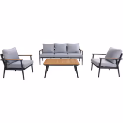 Le salon de jardin Bibi d'AXI est un salon de jardin confortable avec un grand confort d'assise. Grâce à sa taille pratique, ...