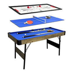Table multi-jeux - Cougar - All-in-One 3-en-1 - Billard Air-Hockey Ping-Pong - 150x70x787 cm - Mixte