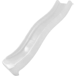Sky220 Toboggan à Eau en Blanc - 220 cm Élément complémentaire pour aire de jeux / maison de jeu enfant Toboggan pour hauteur de estrade 120 cm - AXI