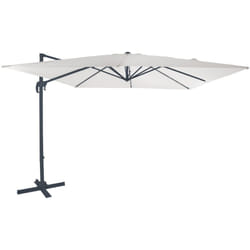 AXI Nima Parasol Déporté Gris/Beige - Parasol Déporté Rectangulaire 300x300 cm - Parasol Pied Déporté, structure aluminium - Rotation 360 - Parasol