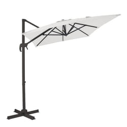 AXI Coco Parasol Déporté Gris/Beige - Parasol Déporté Rectangulaire 200x300 cm - Parasol Pied Déporté structure aluminium -