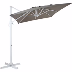 Profitez d'une ombre optimale avec le parasol déporté rectangulaire AXI Coco 200 x 300 cm. Créez un coin d'ombre confortable  ...