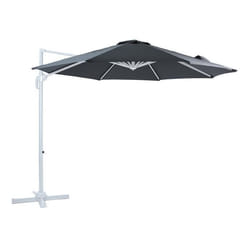 Parasol déporté - AXI - Marisol - Rectangulaire - Ø 300 cm - Aluminium Blanc/Gris