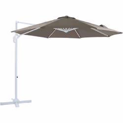 Profitez d'une ombre optimale avec le parasol déporté rectangulaire AXI Marisol rond Ø 300cm. Créez un coin d'ombre confortab ...
