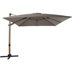 AXI - Apollo Premium Parasol Déporté Marron/Taupe - Parasol Déporté Rectangulaire 300x300cm - Parasol Pied Déporté, structure aluminium - Rotation