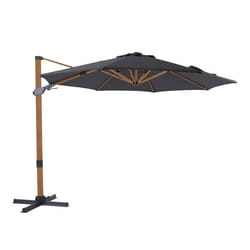 Parasol Déporté - AXI - Cyrus Premium - Rectangulaire Ø 300cm - Aluminium - Marron/Gris