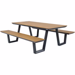 Pique-niquer n'a jamais été aussi confortable qu'avec la table de pique-nique AXI Nori avec deux bancs ! La table de pique-ni ...