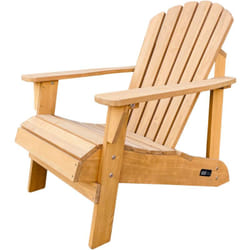 AXI Carmen Chaise Adirondack, Transat Bois, Beige Or - 90 x 78 x 93 cm, 14 kg Chaise de Jardin Bois 1 personne /Fauteuil Bois Exterieur/Chaise Bois