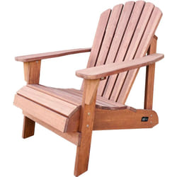 AXI Carmen Chaise Adirondack, Transat Bois, Marron - 90 x 78 x 93 cm, 14 kg Chaise de Jardin Bois 1 personne /Fauteuil Bois Exterieur/Chaise Bois