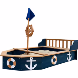 Votre enfant se sentira comme un véritable capitaine ou marin dans le bac à sable AXI Doris Bateau. Le bac à sable Doris a la ...